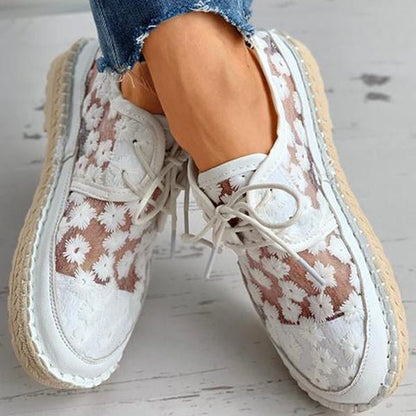 Arabella | Confortabler Schuh Stylischer, luftiger Schuh mit Blumenmuster