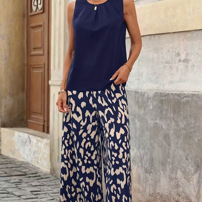 Anemiek | Elegantes Zweiteiliges Set Mit Drucken