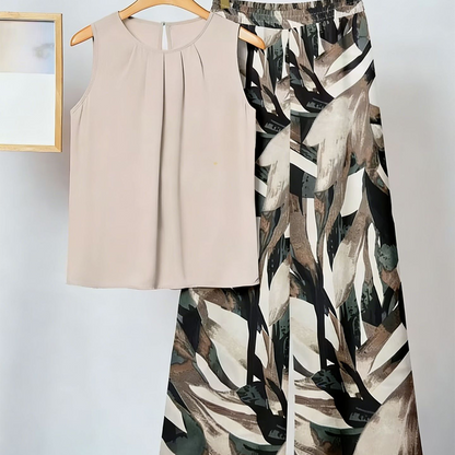 Anemiek | Elegantes Zweiteiliges Set Mit Drucken