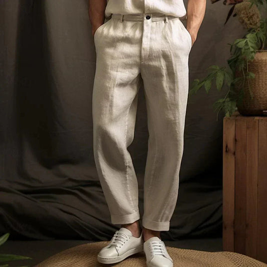 Edel | Casual Herren Leinenhose Für Den Sommer