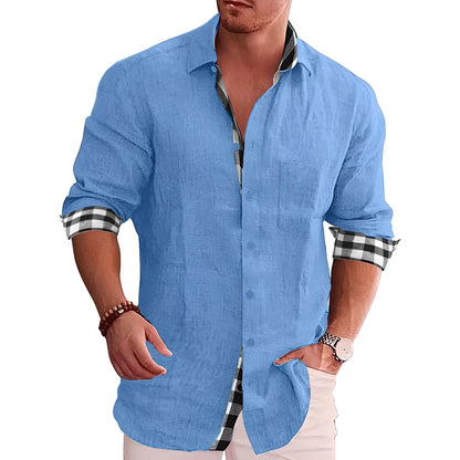 Levin | Herren Winterhemd Mit Modernem Schnitt