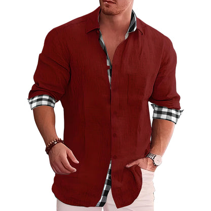 Levin | Herren Winterhemd Mit Modernem Schnitt
