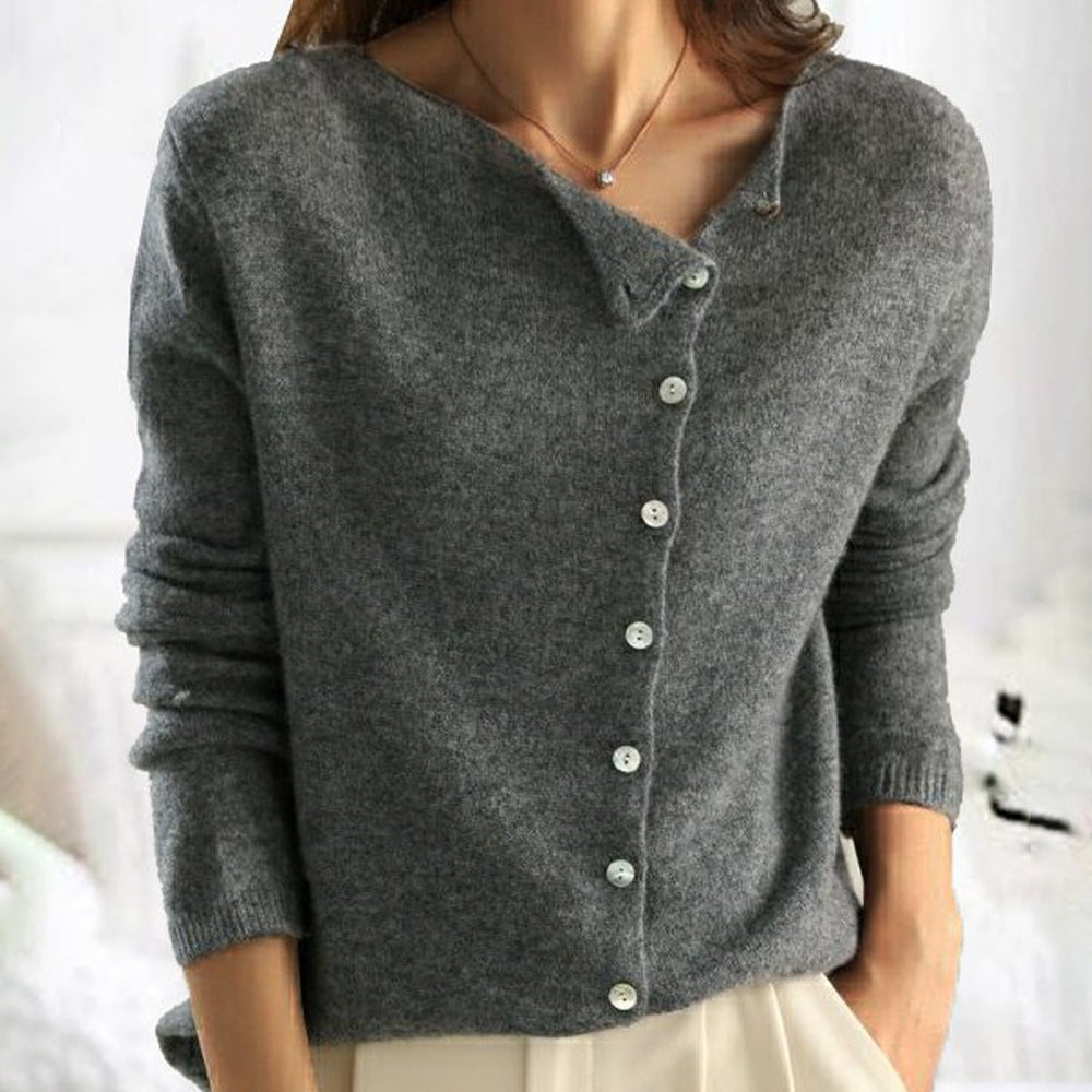 Einfacher Langärmeliger Pullover