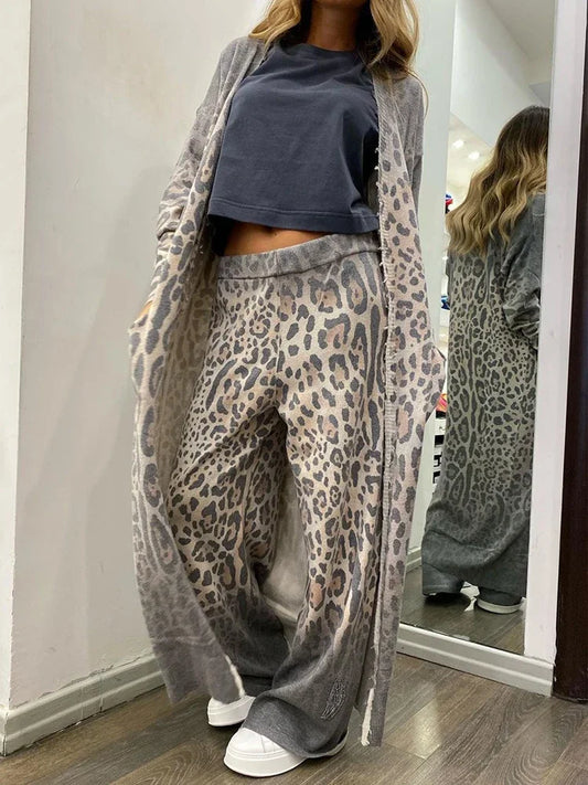 Janice - Set Mit Leopardenmuster